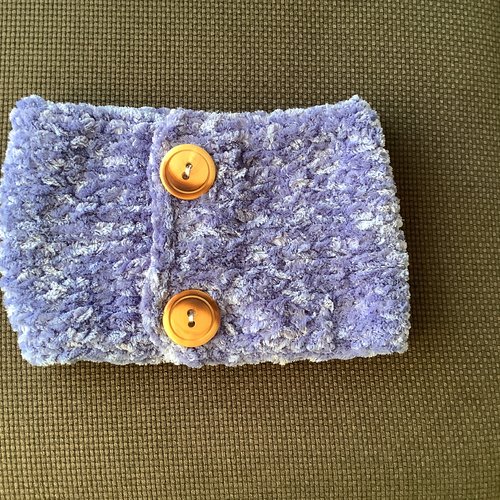 Tour de cou couleur parme