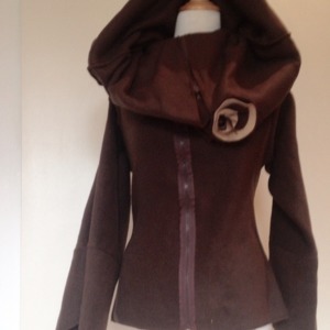 Manteau veste zippée poche polaire aubergine tout à l Manteau veste zippée poche polaire aubergine tout à l