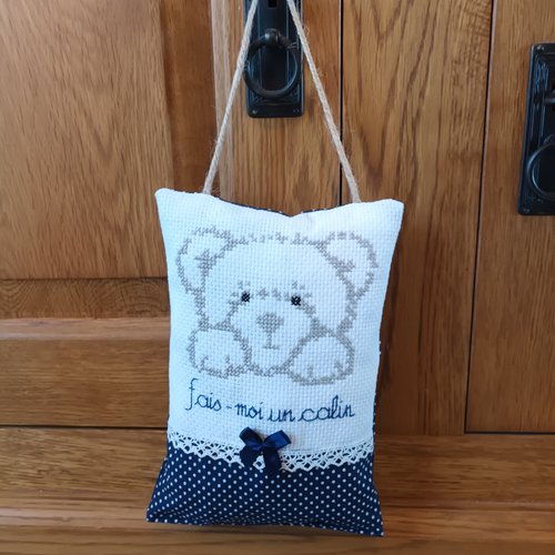 Coussin de porte fais moi un calin