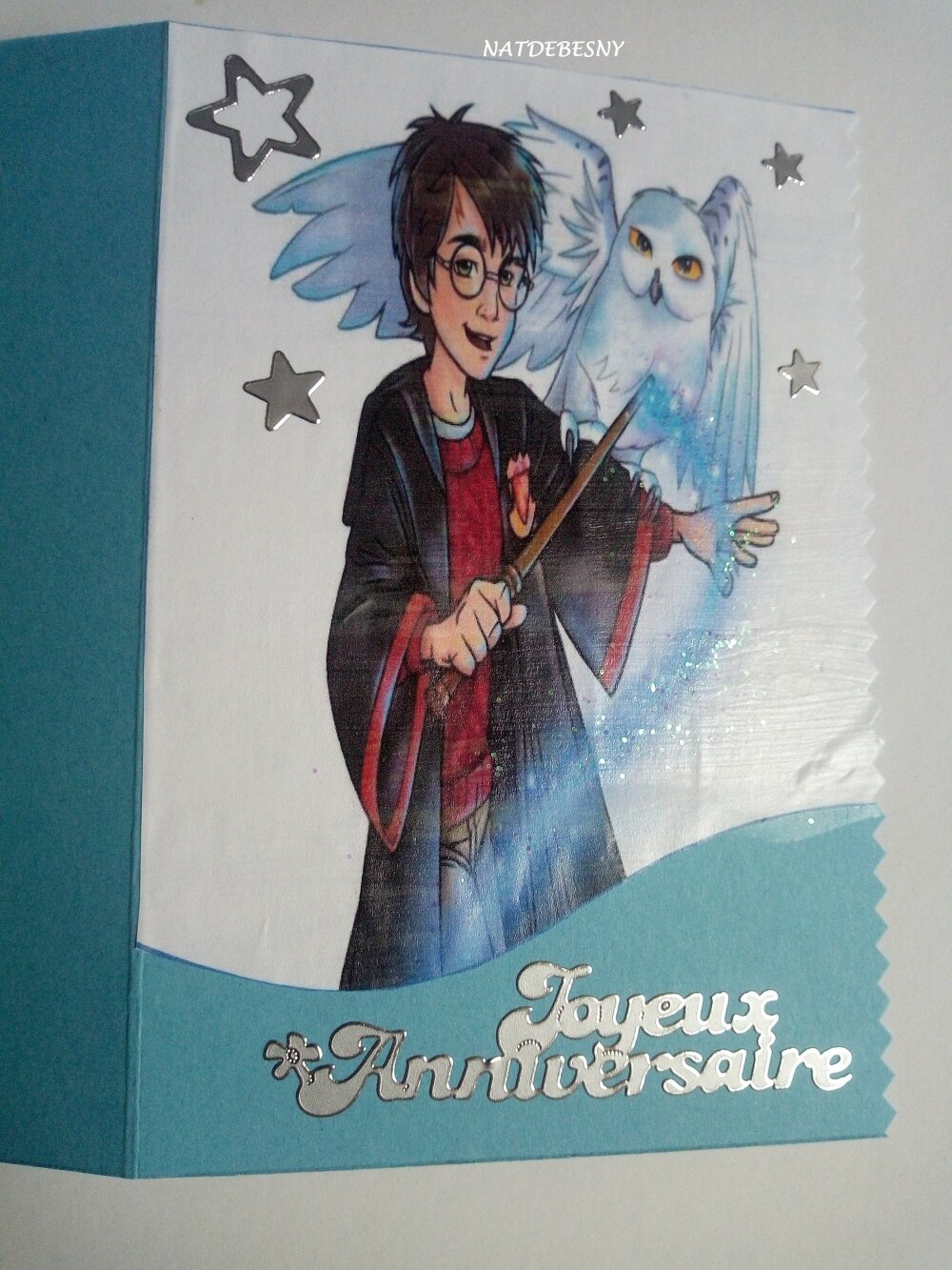 Carte Anniversaire Harry Potter - Modèle 2