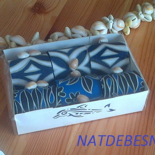 Lot de 6 ronds de serviette personnalisable