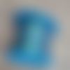 Ruban sequins paillettes bleu ciel irisé de 0.5 mm