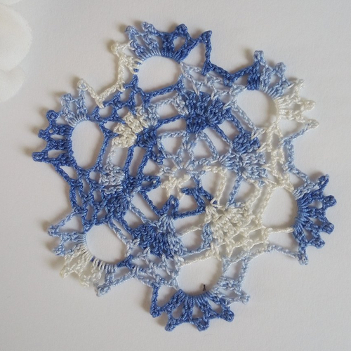 Sous verre - sous tasse 10 cm de diamètre - multicolore