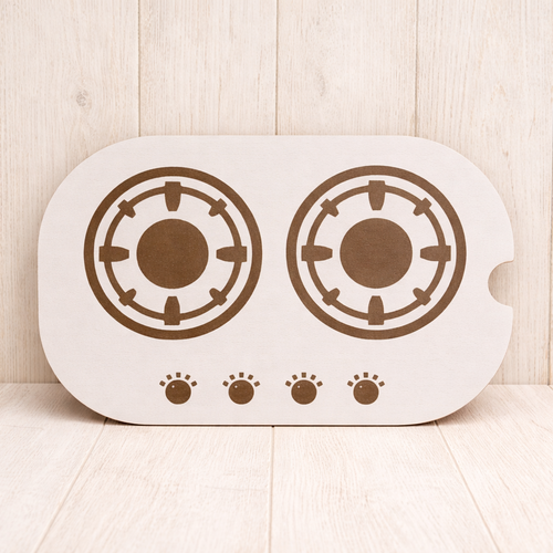 Insert cuisinière en bois compatible bac trofast 30x20 cm – jeu d’imitation montessori cuisine – activité 3-6 ans