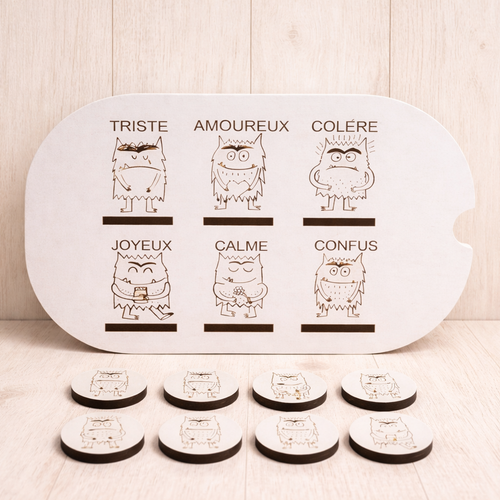 Insert les monstres des émotions