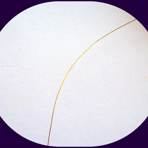 Fil plaqué or de 0,20 ou 0,25 mm de diamètre, coupon de 50 centimètres