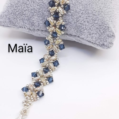 Bracelet maïa bleu montana