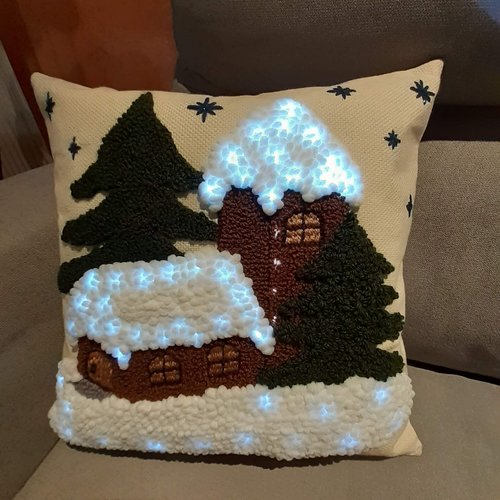 Coussin lumineux église