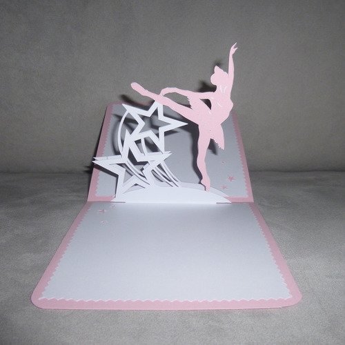 Carte Faite Main Theme Danseuse Etoile Un Grand Marche