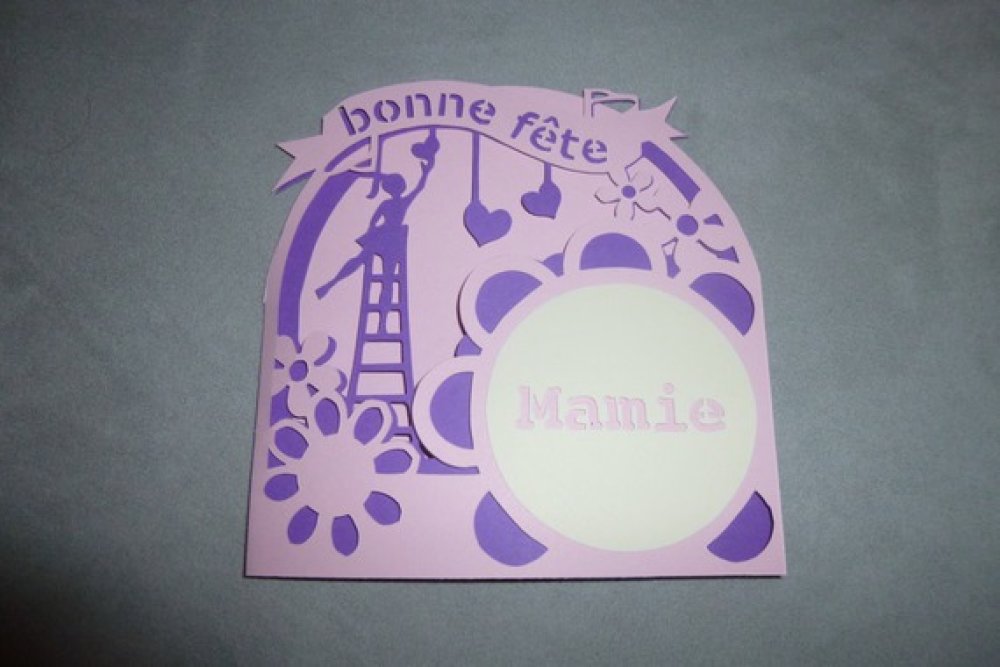 Carte Faite Main Theme Bonne Fete Un Grand Marche