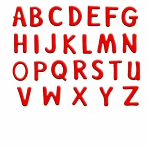 Découpes scrapbooking alphabet majuscule au choix,  lettre, écriture, papier embellissement, die cut,