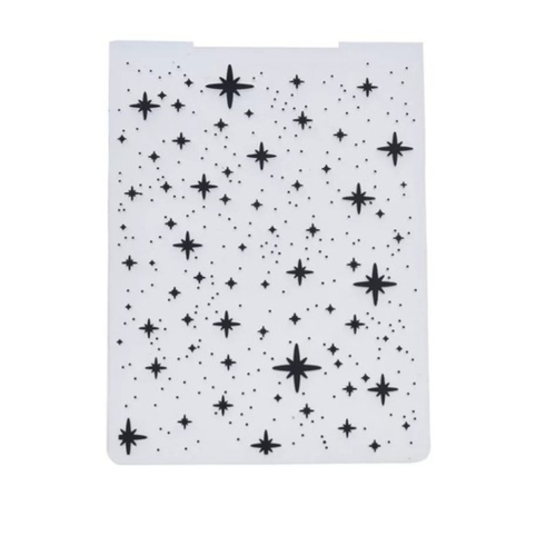 Papier embossé fond de carte étoiles de noel, pour scrapbooking, papier, embellissement, décoration, création, die cut.