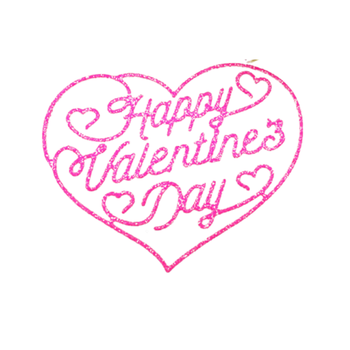 Découpe scrapbooking mot happy valentines day avec son cœur, alphabet, lettre, écriture, papier embellissement, die cut