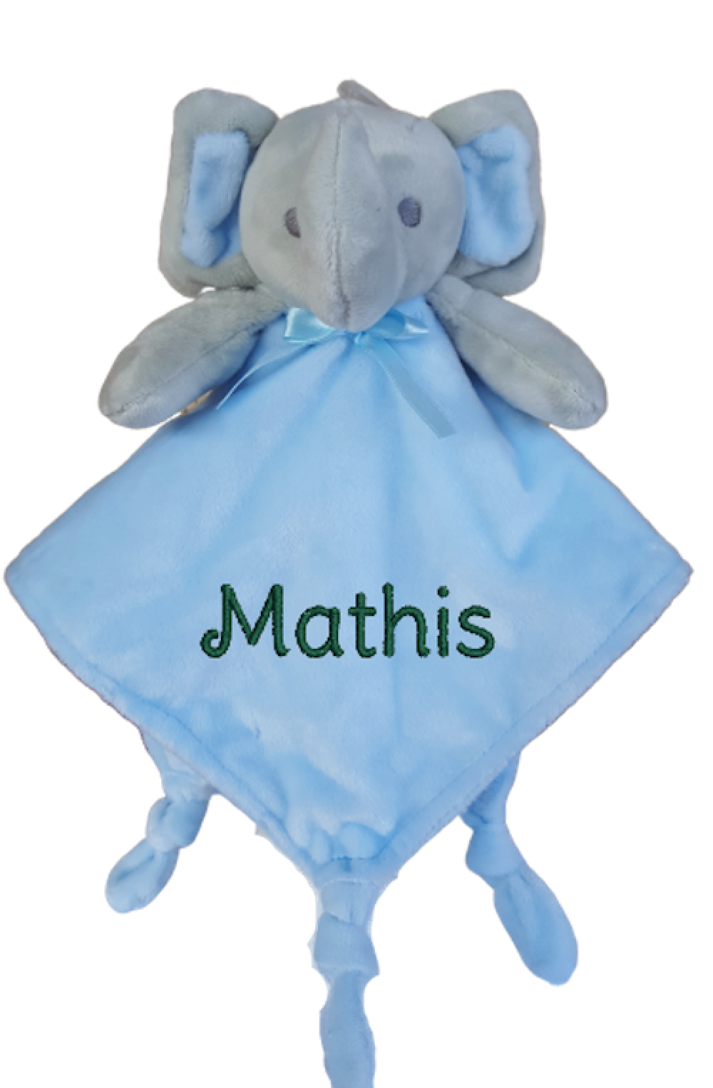 Doudou Elephant Personnalise Au Prenom De Bebe Un Grand Marche