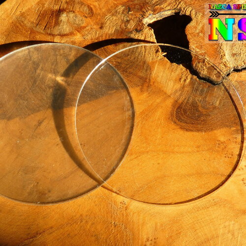 1 disque en plexiglace de 10 cm de diamètre, non percé de 2 mm d'épaisseur transparent, support loisirs créatifs