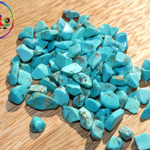 20 grammes de chips non percées de turquoises, chips de 5 mm à 15 mm, pour création bijoux et artisanat d'art loisirs et inclusion résine
