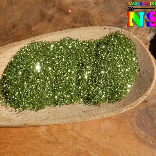 5 grammes de paillettes fines  vert péridot ultra lumineuses, paillettes poudre 0.08 mm fine, nail art, loisirs créatifs résine carterie