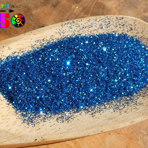 5 gr de paillettes fines bleu lapis brillant ultra lumineuses, paillettes poudre 0.08 mm fine, nail art, loisirs créatifs résine carterie