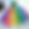 Tendance automne superbe étole  multicolore fibre style pashmina / dim :  l 173 cm x l 70 cm