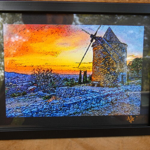 Photo artistique de provence, photographie professionnelle, création artisanale, papier photo haute qualité, photo sous cadre 20 cm x 15 cm