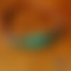Bracelet ethnique ajustable multi rangs, bracelet cuir et turquoises ithaca, turquoises sleeping beauty, perles agate géode titane