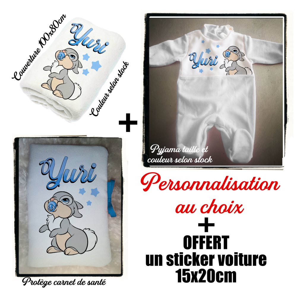 Coffret Bebe Protege Carnet De Sante Pyjama Couverture Un Grand Marche