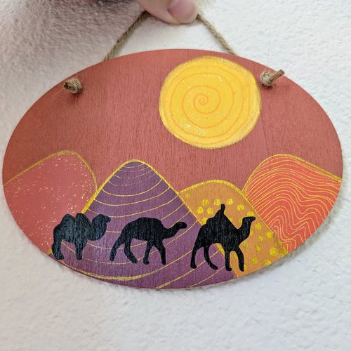 Pancarte en bois sahara