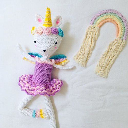 doudou licorne crochet