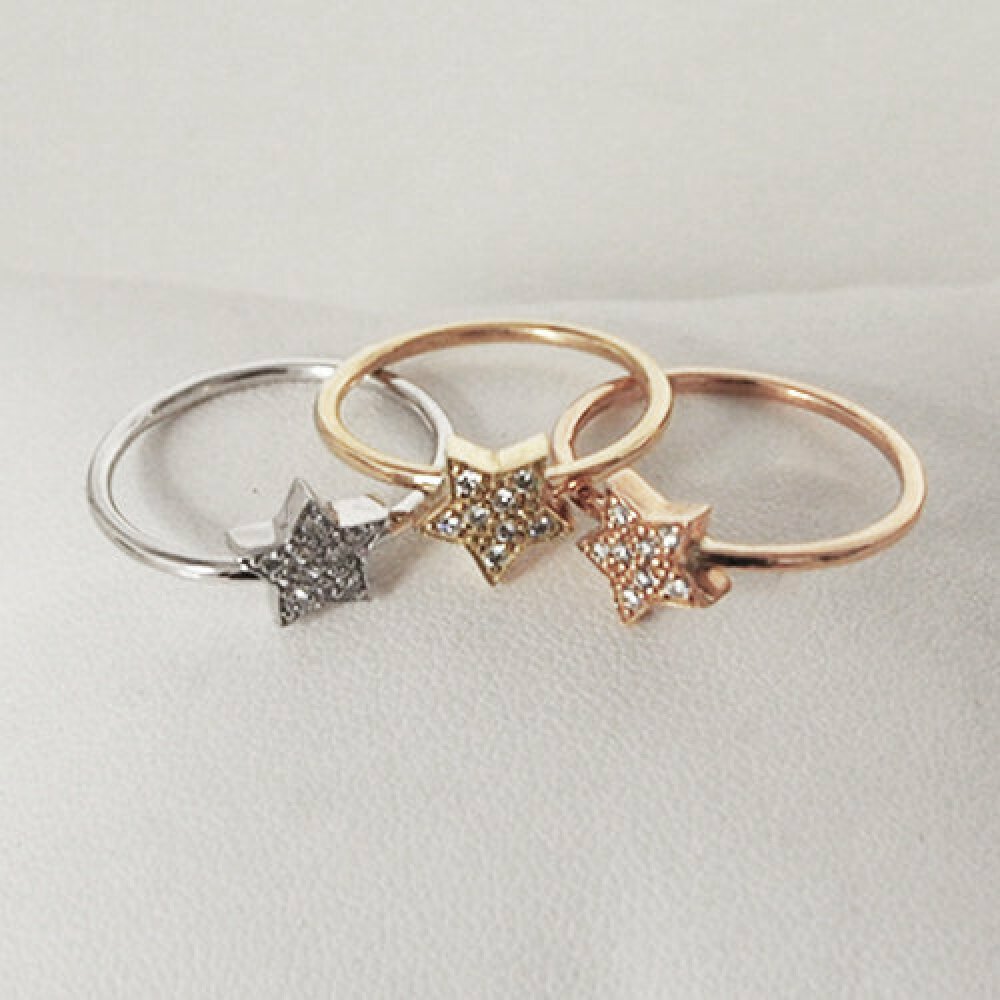 Bague etoile diamant Clearance