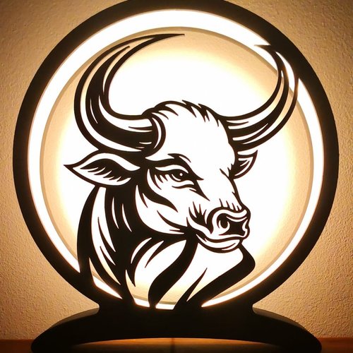 Lampe taureau