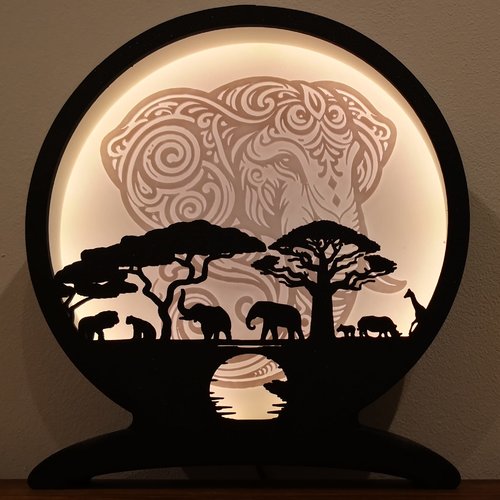 Lampe savane africaine