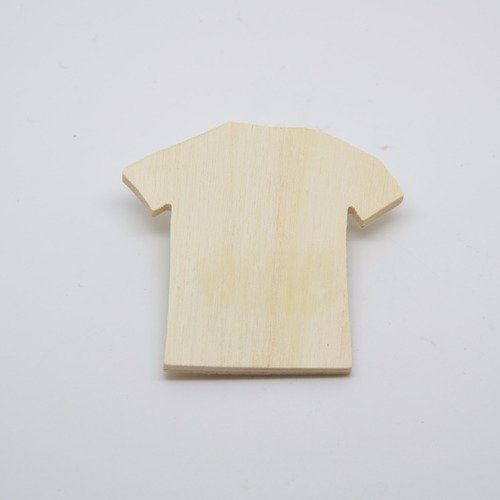 Déco en bois découpé t-shirt