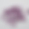 25 brads/attaches parisiennes forme clous violet