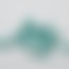 25 brads/attaches parisiennes forme clous turquoise