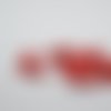 6 mini pinces à linge avec cœur en feutrine rouge