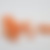 5 petites pinces à linge en bois aimantées - magnets pinces à linge - orange