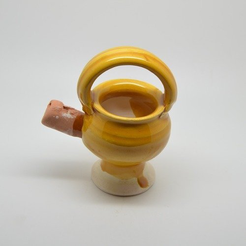 Taraillette de provence, poterie miniature rossignol jaune
