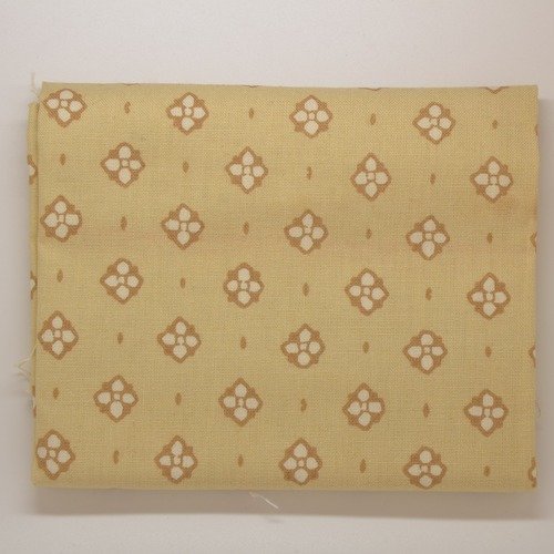 Coupon de tissu "les olivades" 45x45cm - motifs salin beige