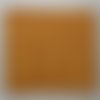 Coupon de tissu 40x40cm pour patchwork - motifs arabesques - jaune, marron