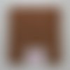 1 coupon de tissu fat quarter 45x55cm pour patchwork - branchages - marron