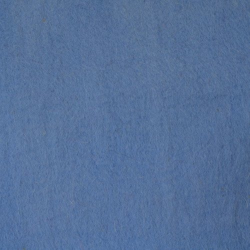 1 coupon de feutrine de laine - 50x70cm - bleu
