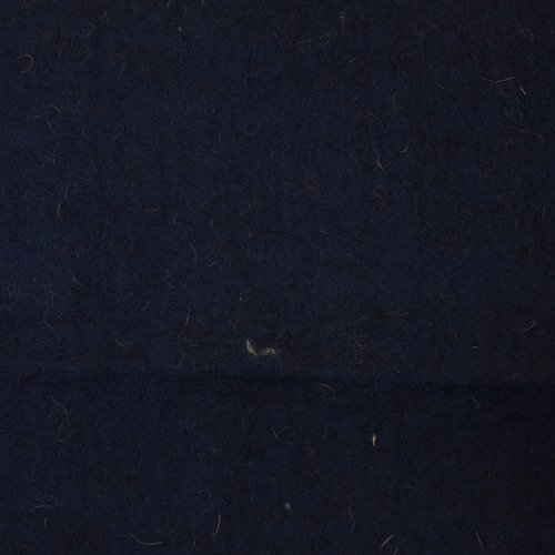1 coupon de feutrine de laine - 50x70cm - bleu marine