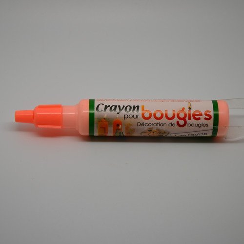 Crayon/marqueur pour bougie - orange