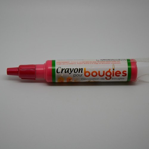Crayon/marqueur pour bougie - rouge