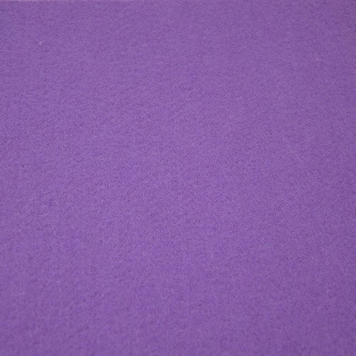 1 coupon de feutrine de viscose rigide - violet
