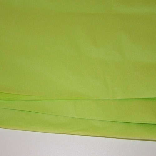 10 feuilles de papier de soie - vert anis