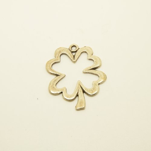 1 pendentif arbre/fleur - argent - 33x41mm