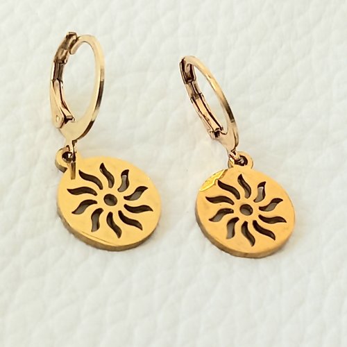 Boucles d['oreilles soleil