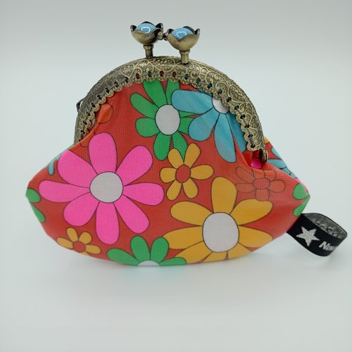 Porte-monnaie flower power