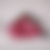 Porte-monnaie bi face fushia et gris